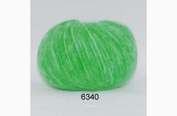 6340 Hjerte Garn Boerstet Uld