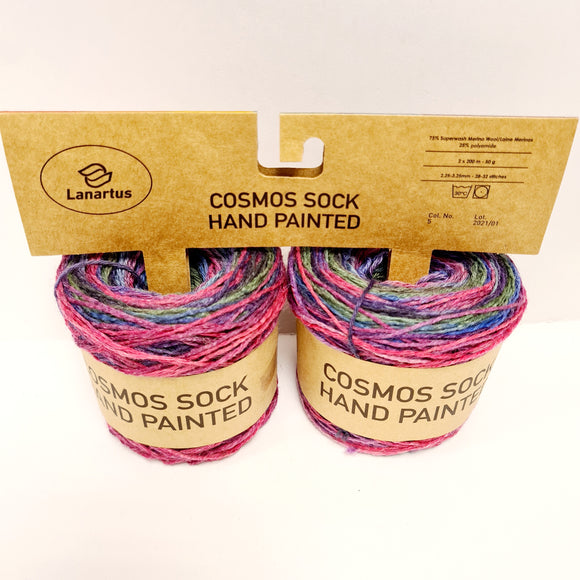 5 Lanartus Cosmos Sock Handpainted