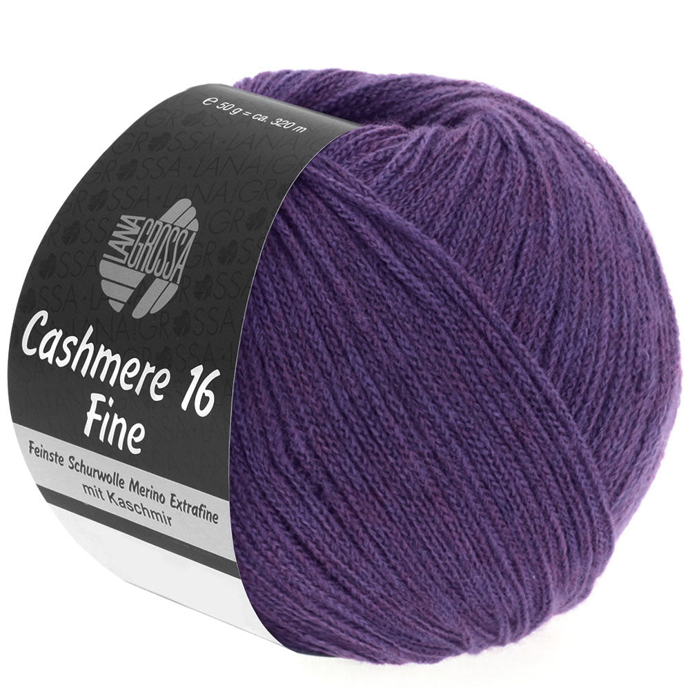 Lana Grossa Cashmere 16 Fine Farbe 25 rotviolett – Wollsucht