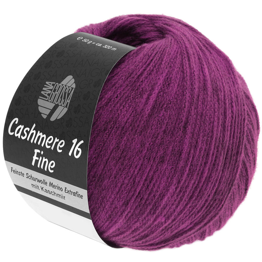 Lana Grossa Cashmere 16 Fine - Farbe 26 purpur – Wollsucht