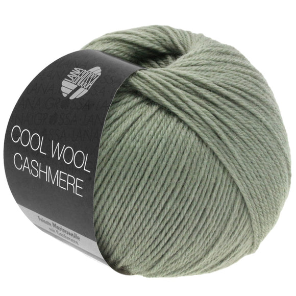 Lana Grossa Cool Wool Cashmere 33 graugrün