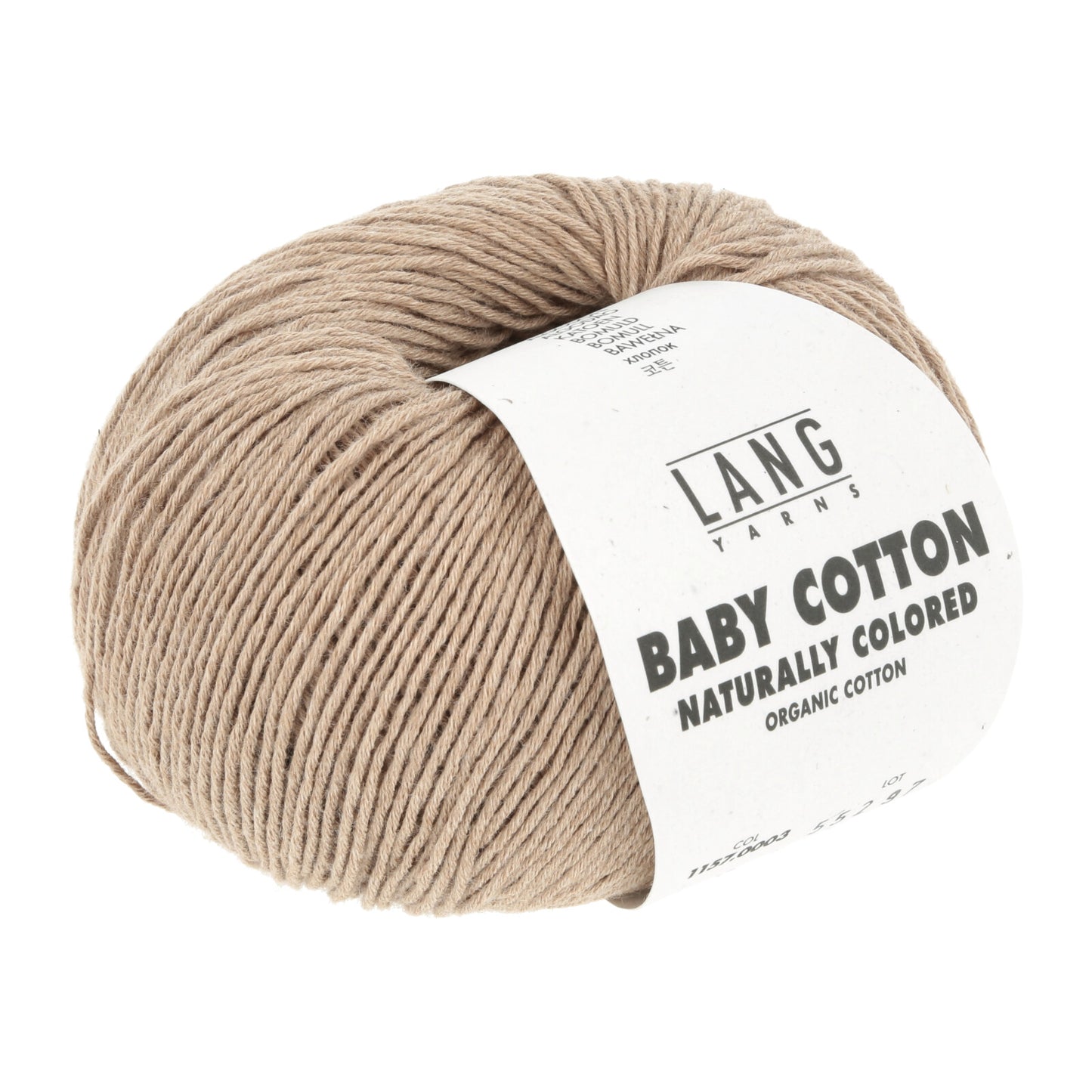 3 Baby Cotton Naturally Colored