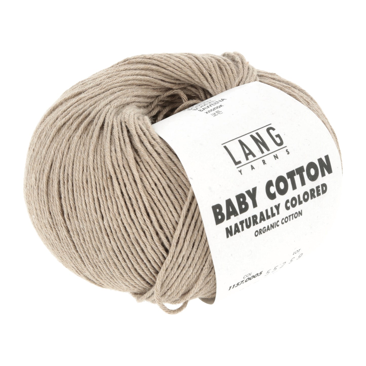 5 Baby Cotton Naturally Colored