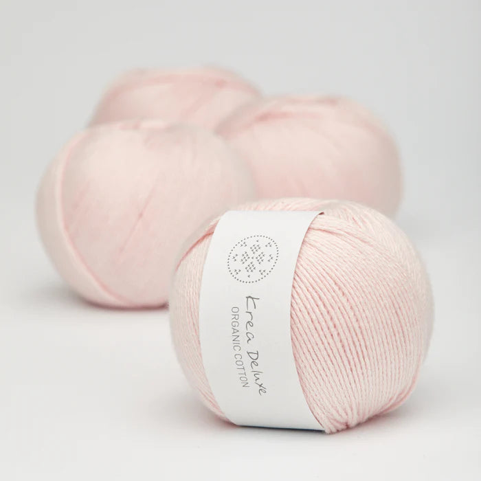 Krea Deluxe Organic Cotton 11 lyserod
