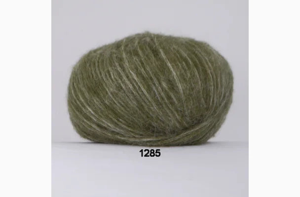 1285 Hjerte Garn Boerstet Uld