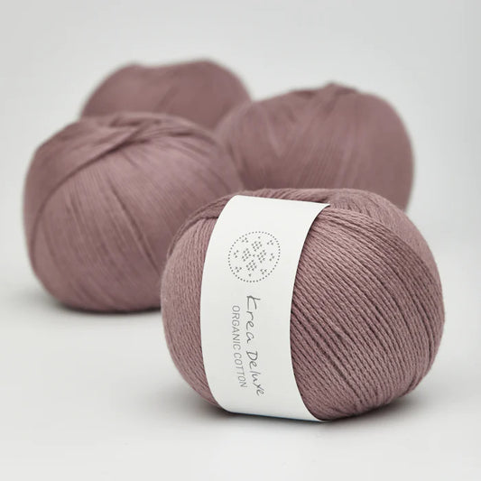 Krea Deluxe Organic Cotton 16 moerk stoevet rosa