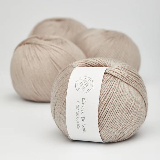 Krea Deluxe Organic Cotton 18 sart brun