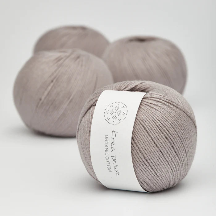 Krea Deluxe Organic Cotton 19 moerk yarm gra
