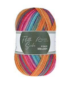 3025 Flotte Socke 4fach Melody