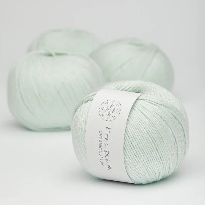 Krea Deluxe Organic Cotton 31 lys mintgroen