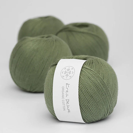 Krea Deluxe Organic Cotton 42 mosgroen