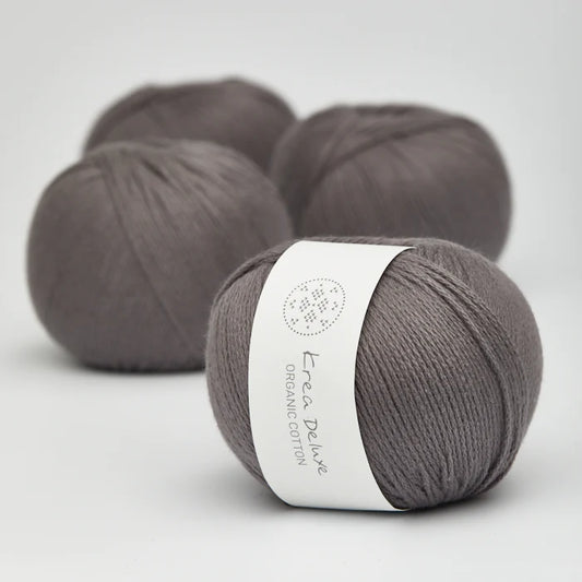 Krea Deluxe Organic Cotton 50 moerkegra
