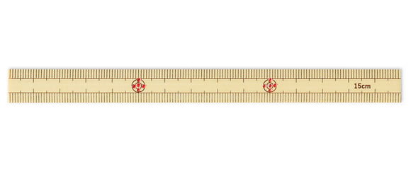 Seeknit Shirotake Bambus Lineal 15cm