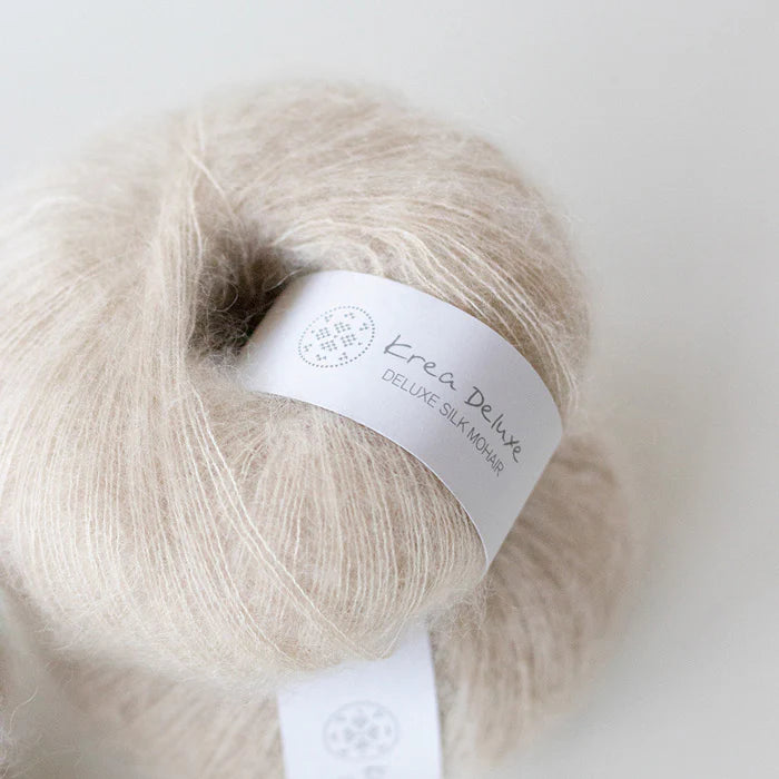 Krea Deluxe Silk Mohair 60 lys sand