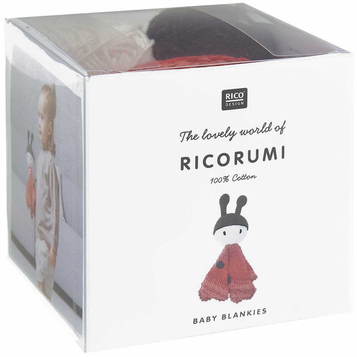 Ricorumi Häkelset Baby Blankies Marienkäfer