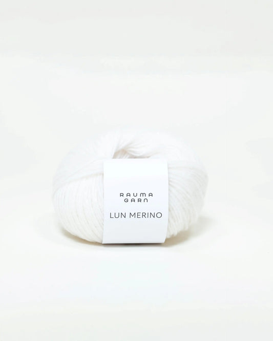 Rauma Lun Merino 49 hvit