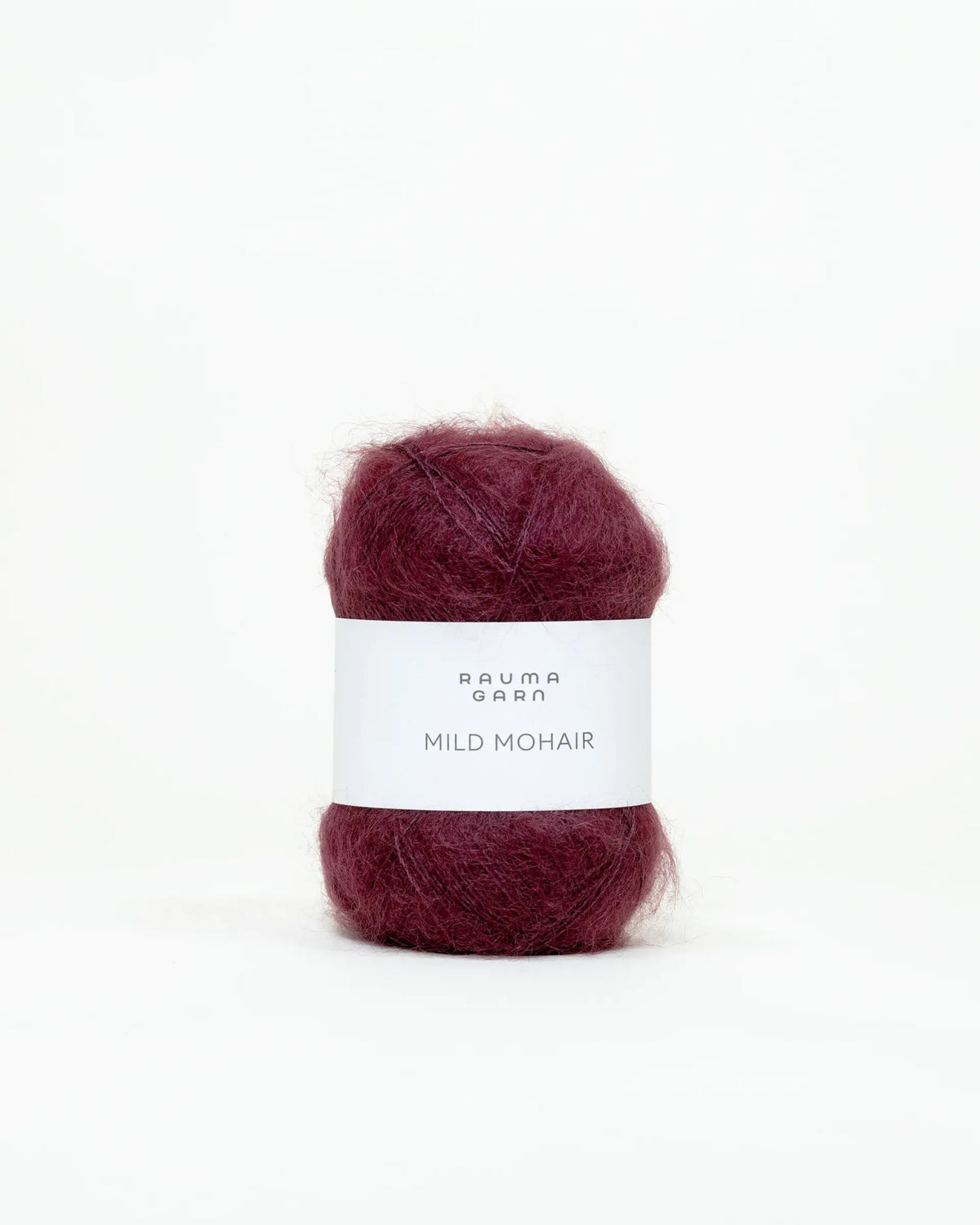 Rauma Mild Mohair Mørk burgunder 39