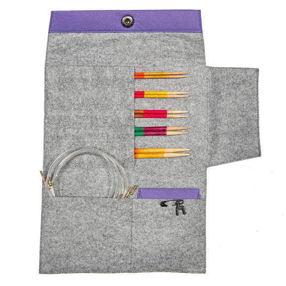 Lana Grossa Rundstricknadel-Set Ayurveda (klein) lila