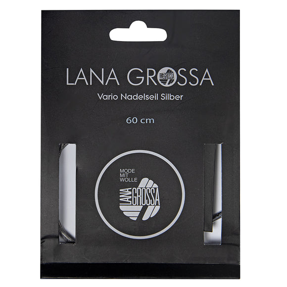 Lana Grossa 60 cm Nadelseil Vario Silber