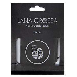 Lana Grossa 50 cm Nadelseil Vario Silber