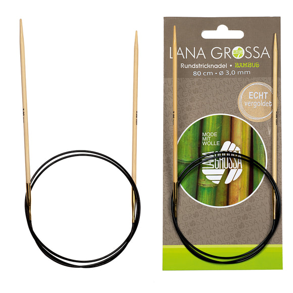 Lana Grossa Rundnadel Bambus 3,5mm / 80cm