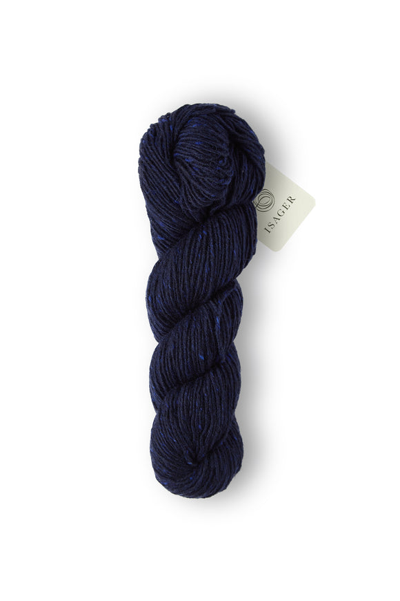 Isager Aran Tweed Navy