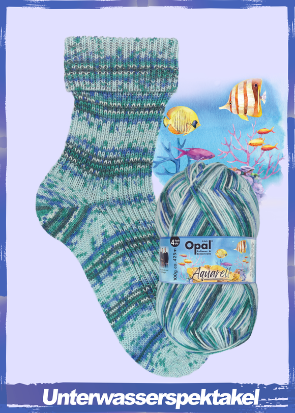 Opal Aquarell 11535 Unterwasserspektakel
