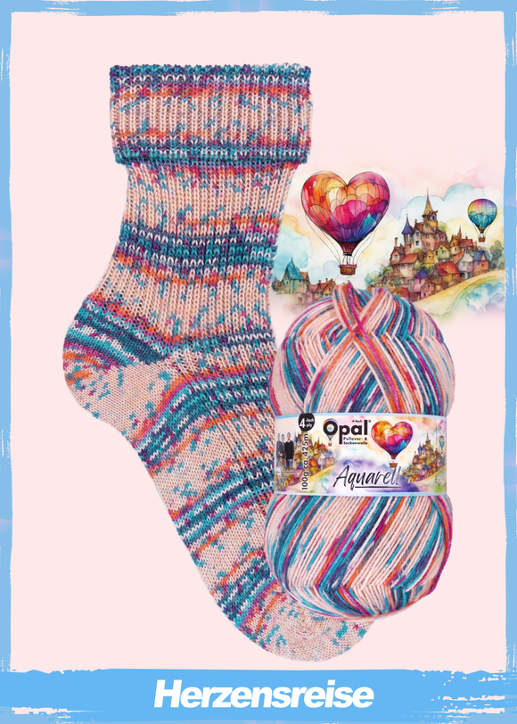 Opal Aquarell 11536 Herzensreise