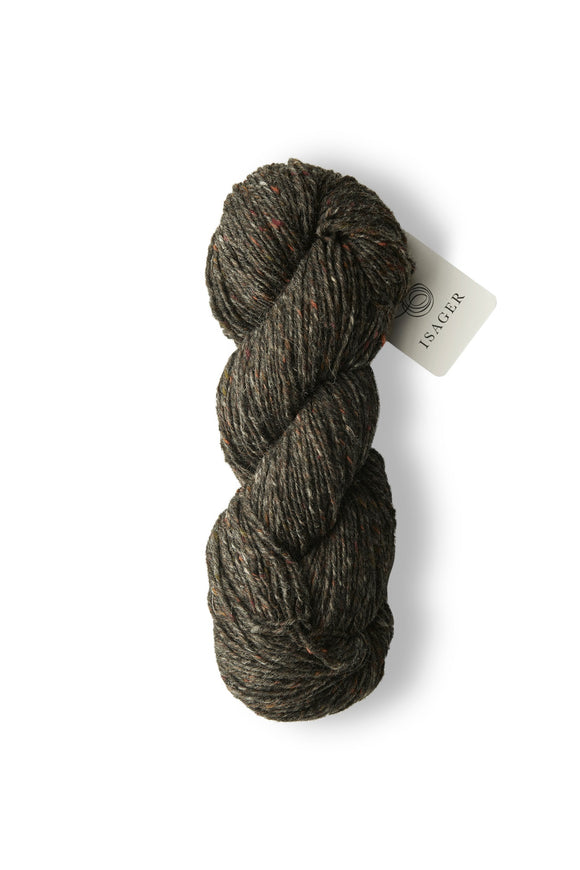 Isager Aran Tweed Black