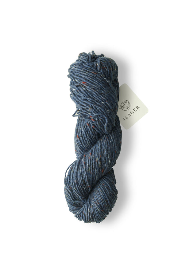 Isager Aran Tweed Blue