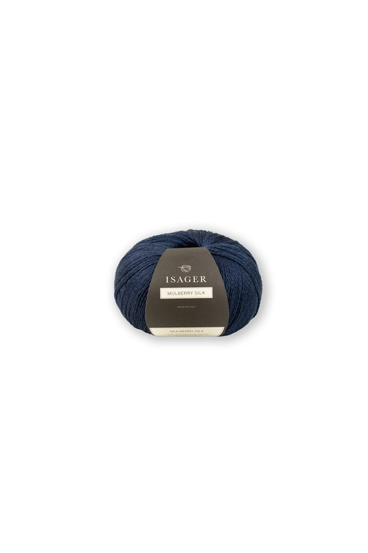 Isager Mulberry Silk Navy