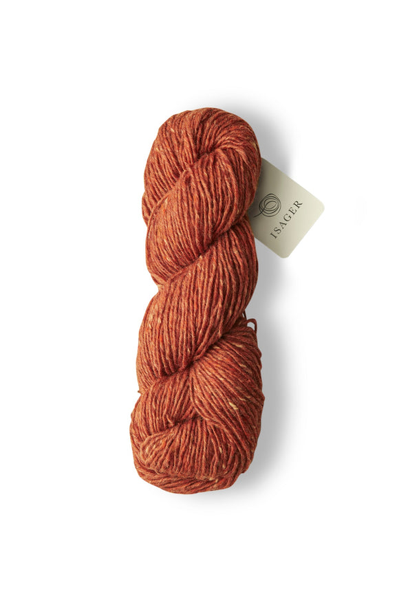 Isager Aran Tweed Red