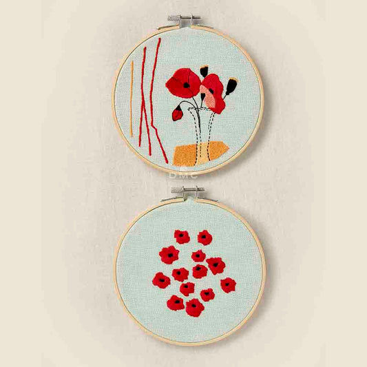 DMC Stickset Duo The Restful Poppies