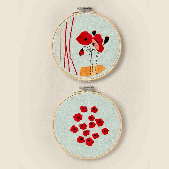 DMC Stickset Duo The Restful Poppies