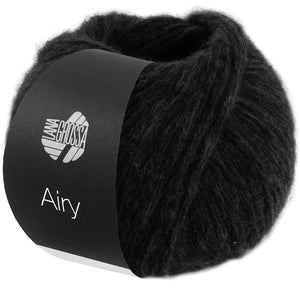 Lana Grossa Airy 10 schwarz