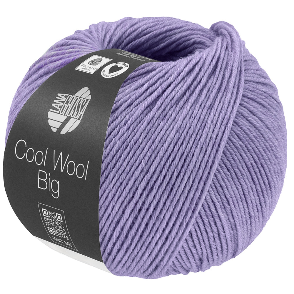 1698 Cool Wool Big Melange Lila meliert
