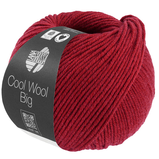 1701 Cool Wool Big Merino Kirschrot meliert