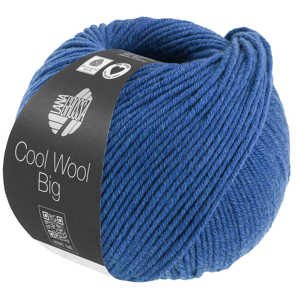 1703 Cool Wool Big Melange Blau meliert