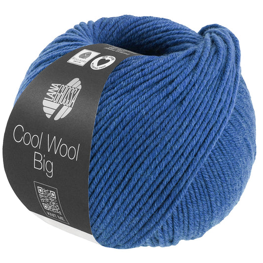 1703 Cool Wool Big Melange Blau meliert