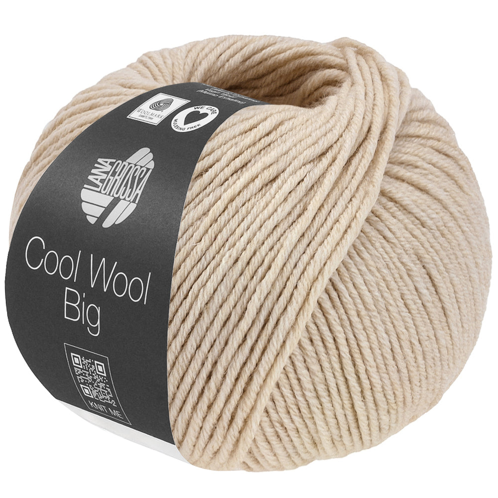 1707 Cool Wool Big Melange Beige meliert