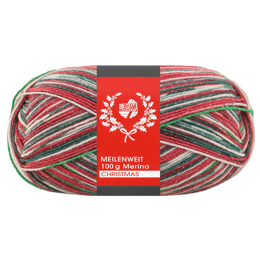 6802 Meilenweit 100 Merino Christmas Lurex