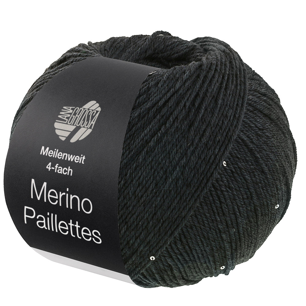 2305 MEILENWEIT 100g Merino Paillettes anthrazit