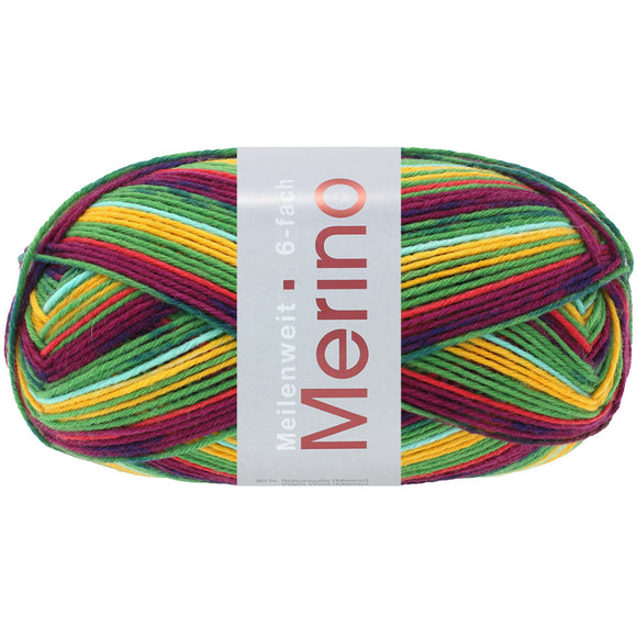 Meilenweit 6-fach 150 Merino Print #609