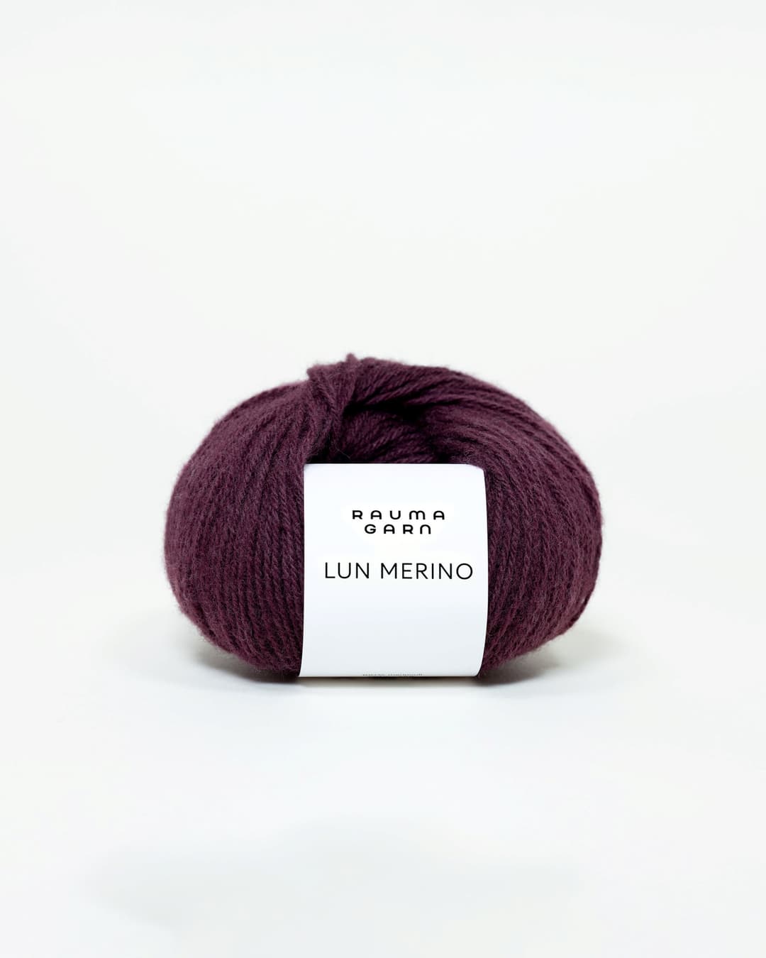 Lun Merino 42 mørk burgunder