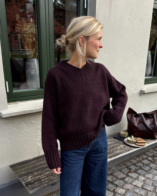 PetiteKnit - Hannah Sweater V-Neck (Anleitung)