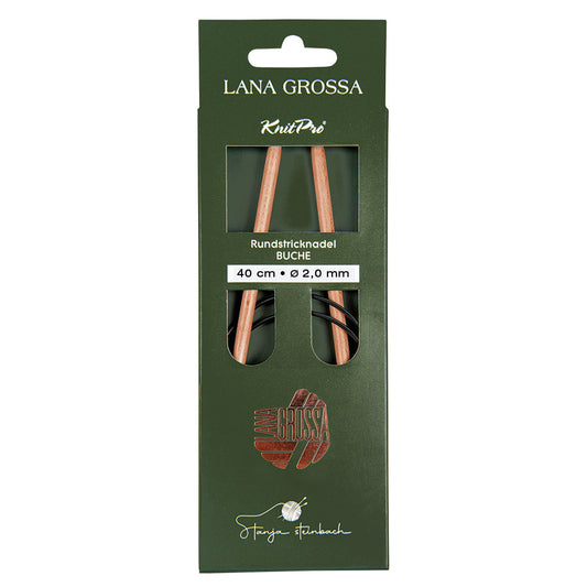 Rundstricknadel Buche (Tanja Steinbach Edition) 10mm / 60cm