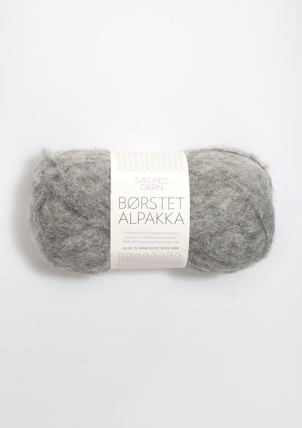 Borstet Alpakka 1042 graamelert