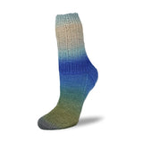 Flotte Socke 4f. Patagonia Shadow 1720 blau-beige