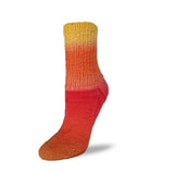 Flotte Socke 4f. Patagonia Shadow 1722 rot-gelb