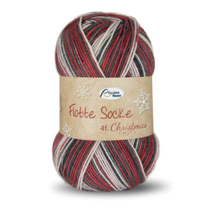 Flotte Socke Christmas 4fach 2801